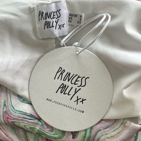 NWT Princess Polly 2 Cherish Mini Dress Multi Swirl - Picture 4 of 13